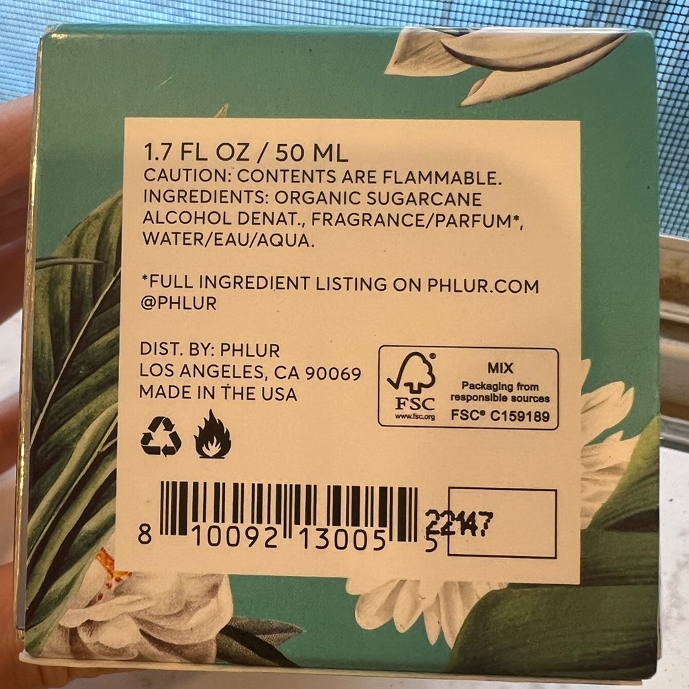 🪻NWT | Phlur PHLORIA Perfume 1.7 oz / 50 ml🪻 - Picture 4 of 9
